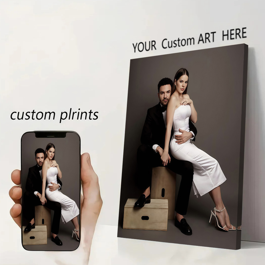 Home Textiles Photos - Постер на холсте с индивидуальным принтом: