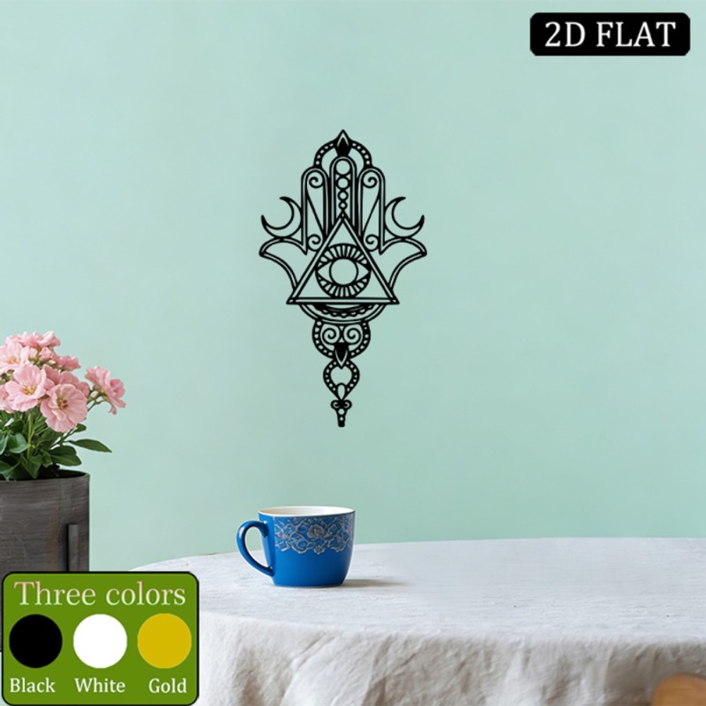 Home & Hotel Textiles Private Limited - CIFBUY Металлическое настенное украшение Хамса и