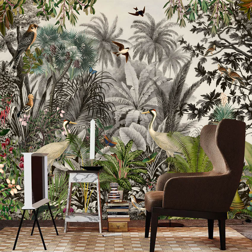 Home Textiles Photos - 20+ Самоклеящихся фотообоев с ботаническим рисунком