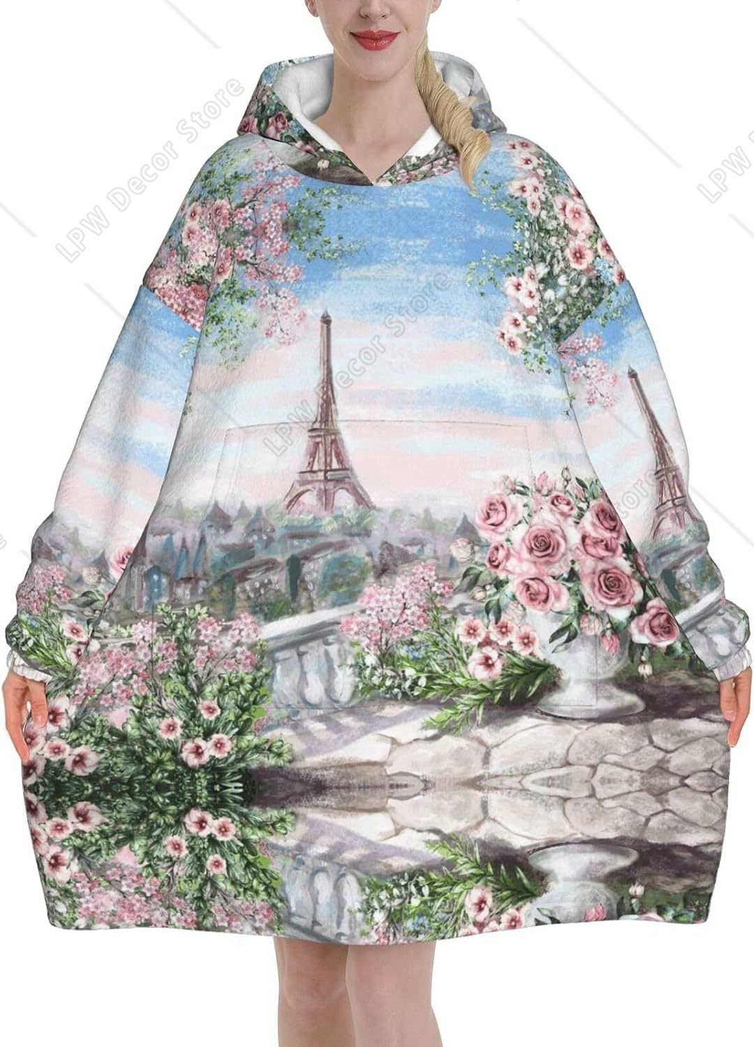 Home Textiles Paris - Толстовки с капюшоном Tower Paris Print