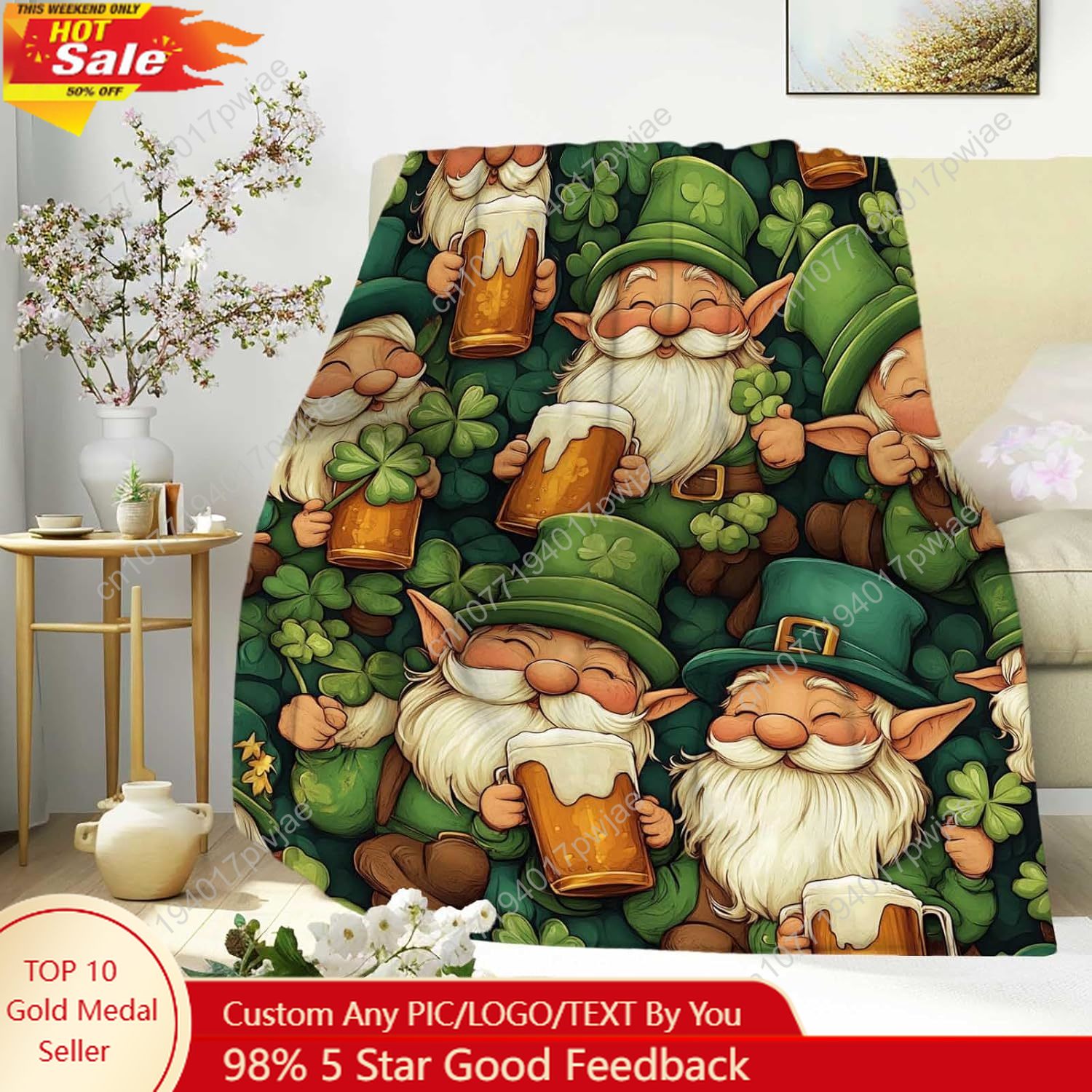 Home Textiles Usa - Одеяло в виде гнома на день