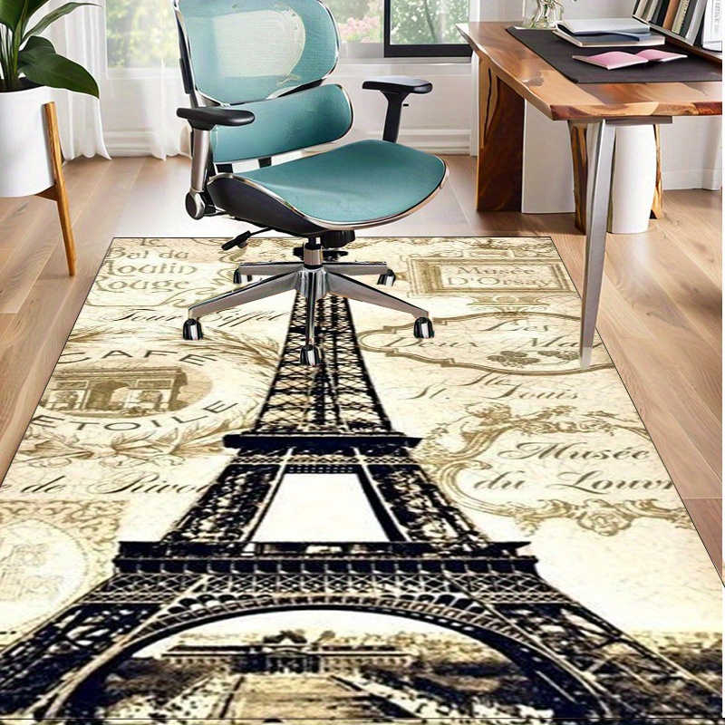 Home Textiles Paris - Эйфелева башня Парижский тематический ковер для