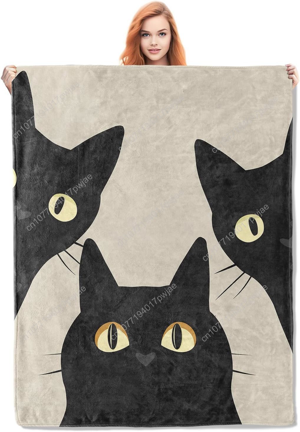 Home Textiles Usa - Забавное одеяло с изображением кота, подарки