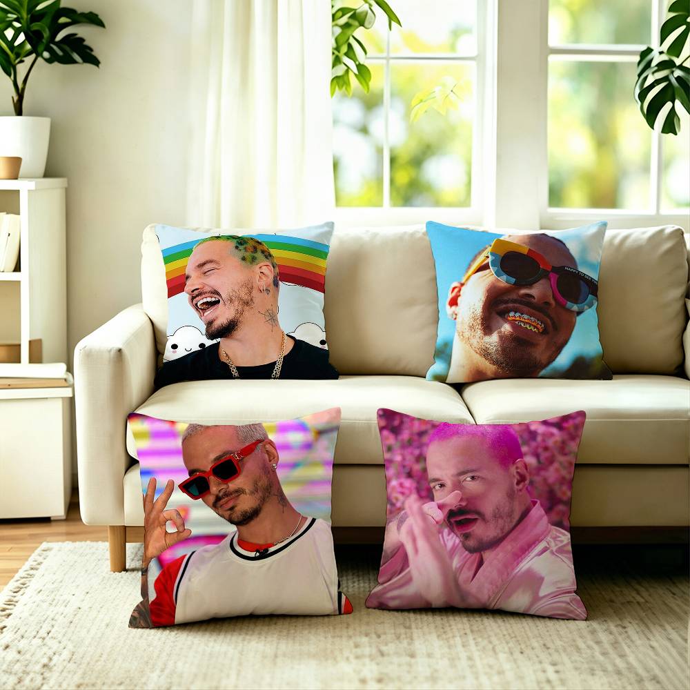 Hot Home Of Textiles - Наволочка Hot Singer J B-Balvin, квадратная