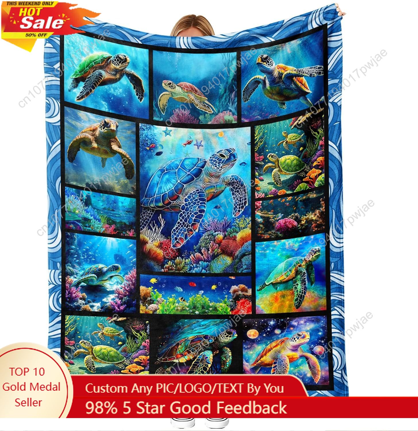 Фланелевое одеяло с морской че – обзор и цена Home Textiles Usa