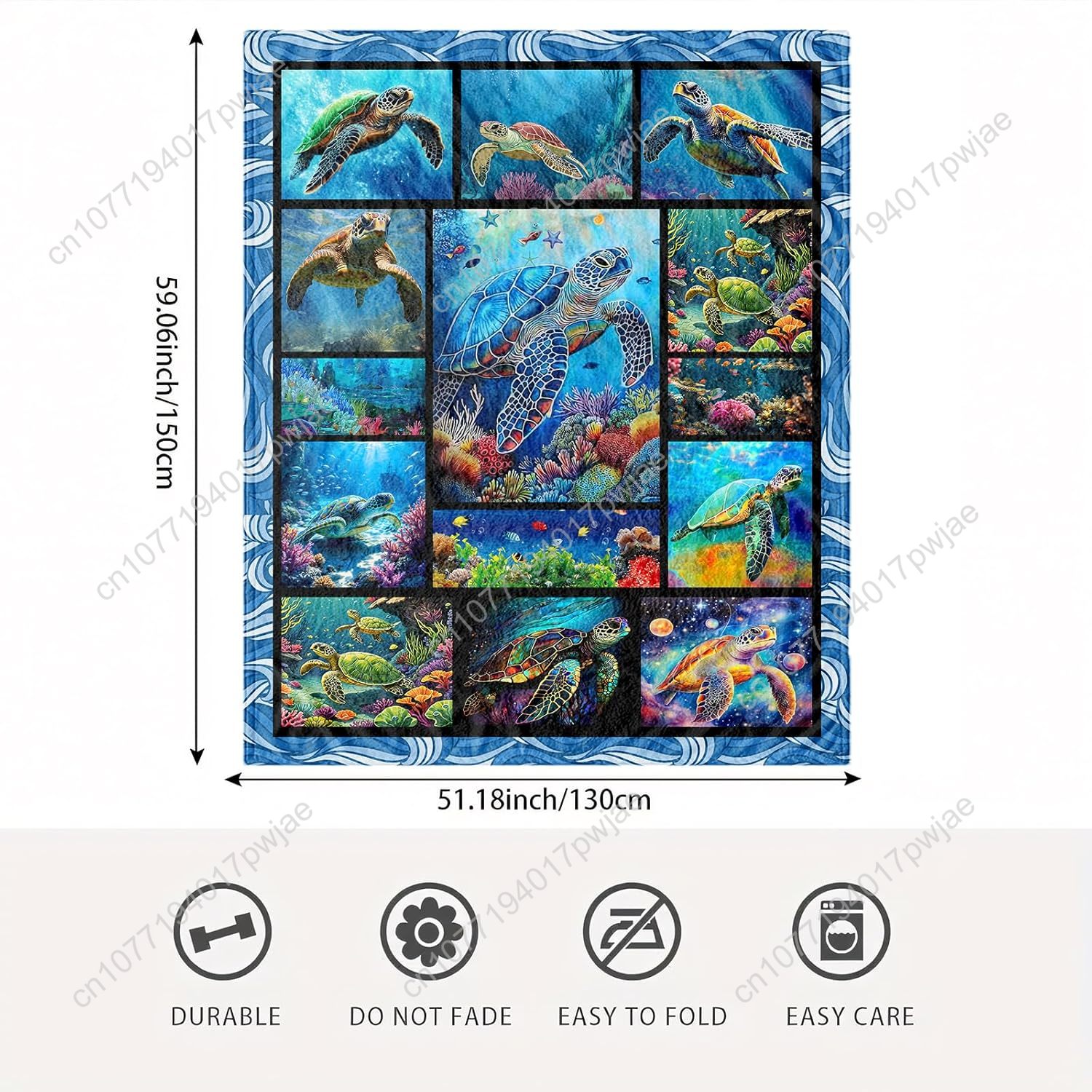 Фланелевое одеяло с морской че – обзор и цена Home Textiles Usa