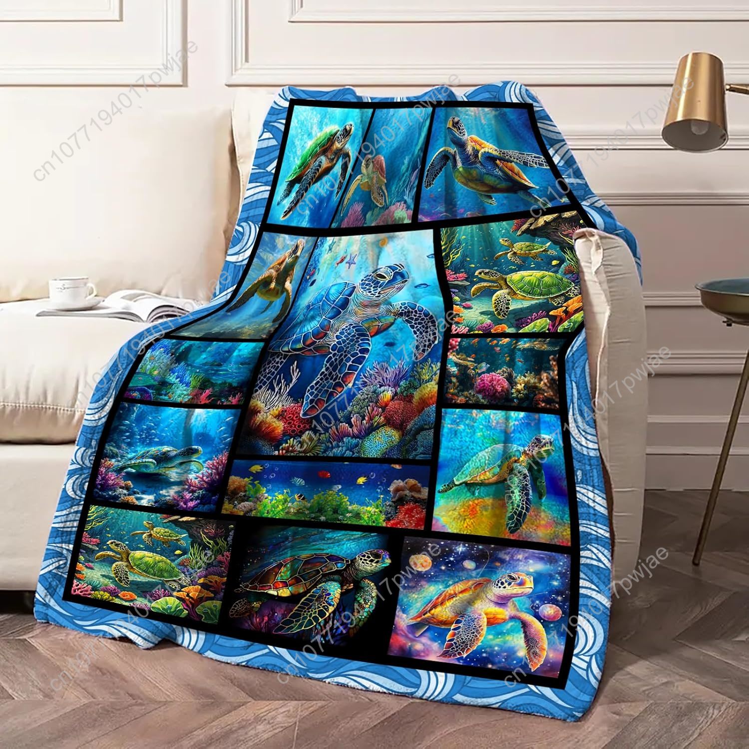 Фланелевое одеяло с морской че – обзор и цена Home Textiles Usa