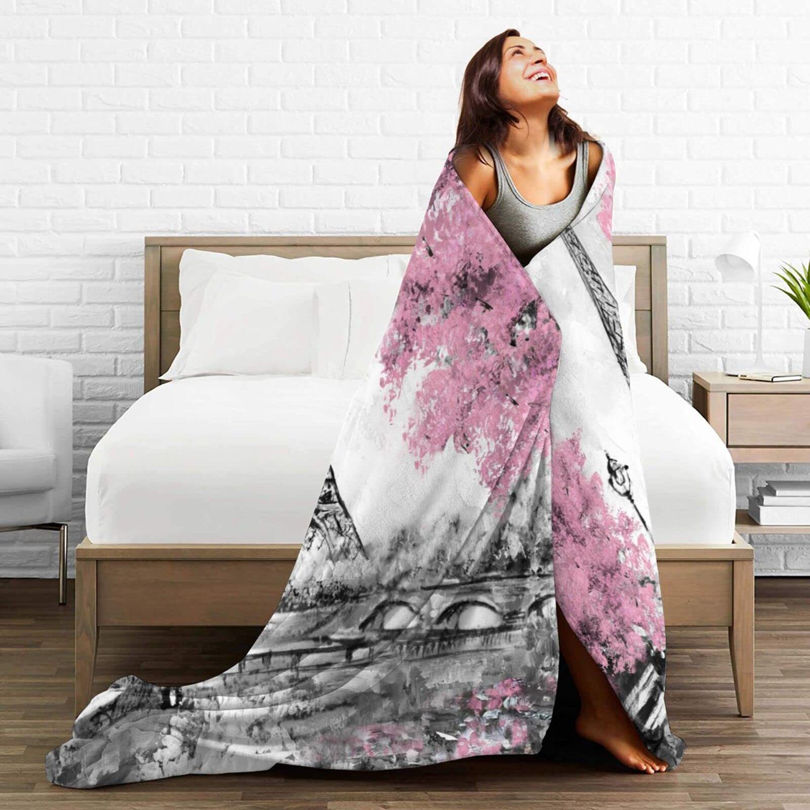 Одеяло с принтом «Эйфелева баш – обзор и цена Home Textiles Paris