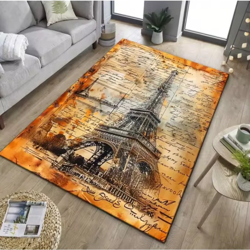Винтажный ковер с изображением – обзор и цена Home Textiles Paris