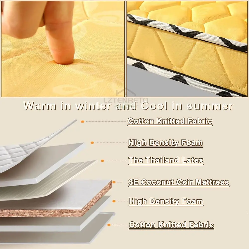 Наматрасник из кокосового воло – обзор и цена Mattress Pad Topper