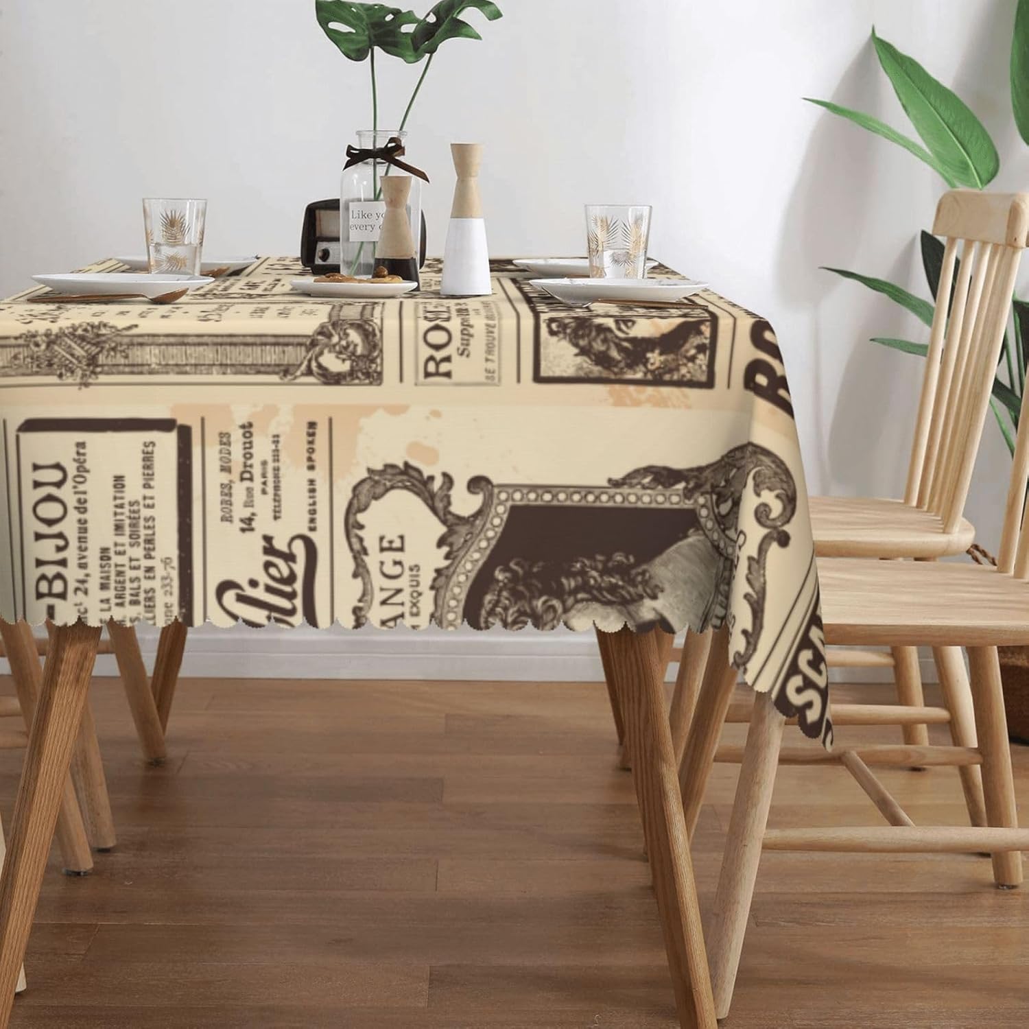 Винтажная скатерть с принтом г – обзор и цена Home Textiles Paris