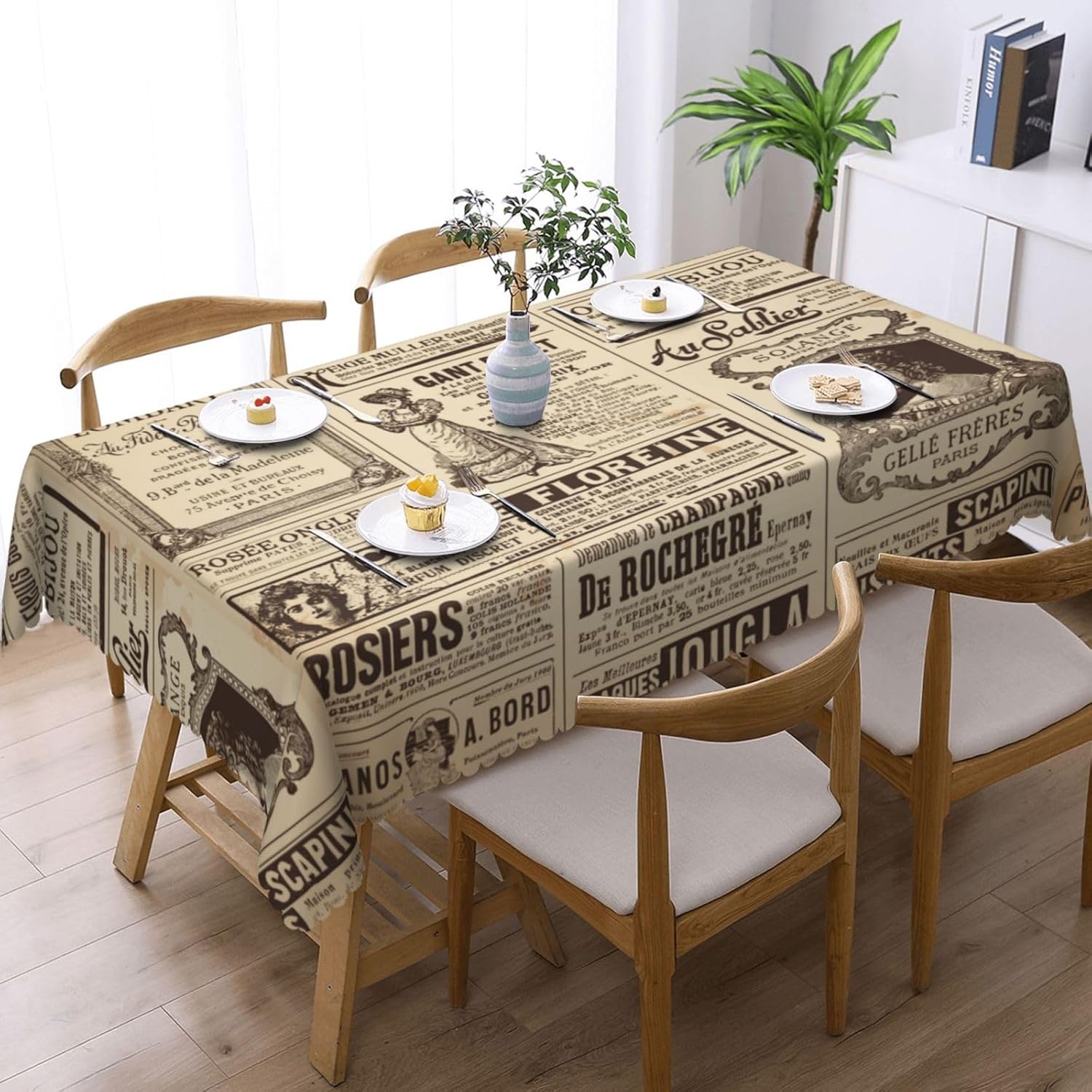 Винтажная скатерть с принтом г – обзор и цена Home Textiles Paris