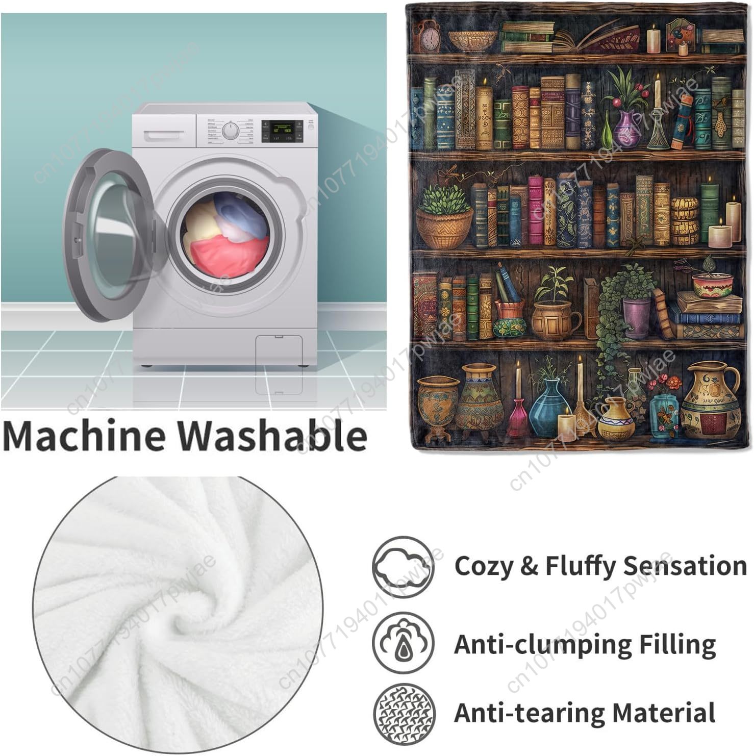 Винтажное одеяло для книжной п – обзор и цена Home Textiles Usa
