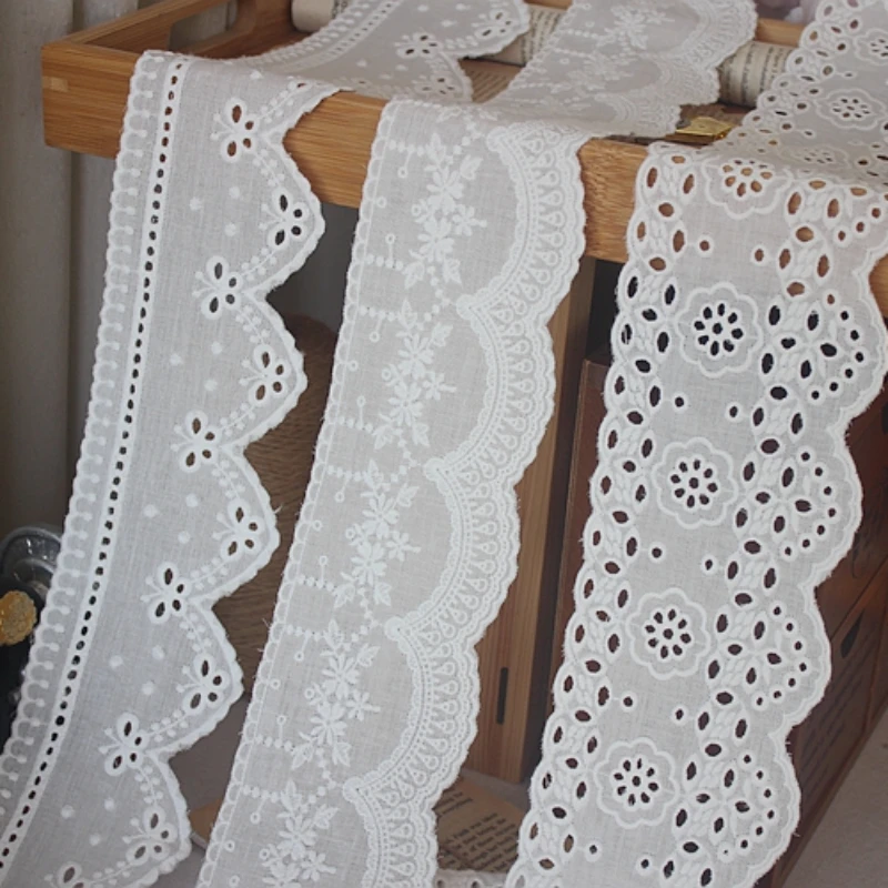 Белая хлопковая кружевная лент – обзор и цена Home Textiles Photos
