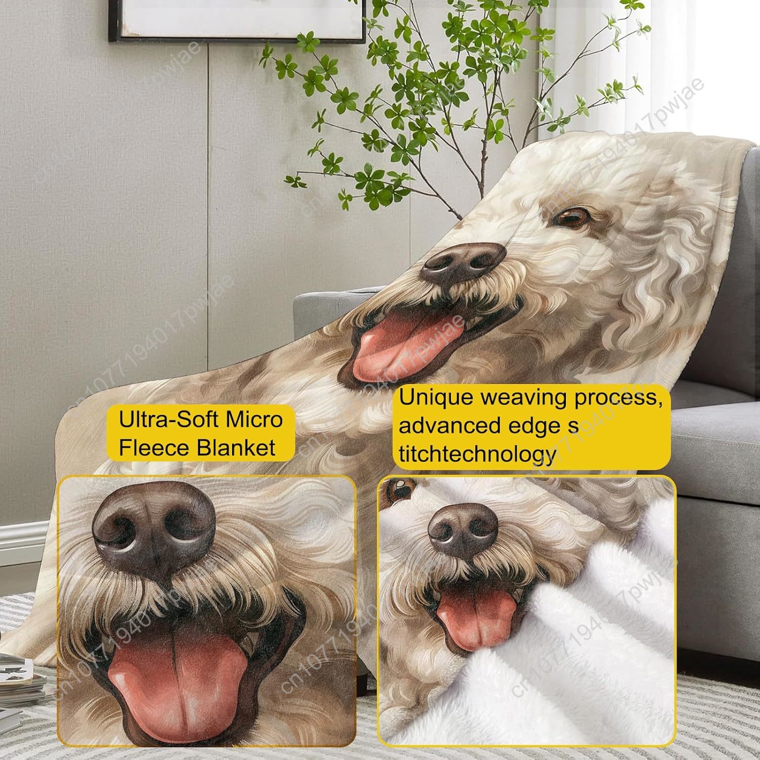 Одеяло с портретом радостного  – обзор и цена Home Textiles Usa