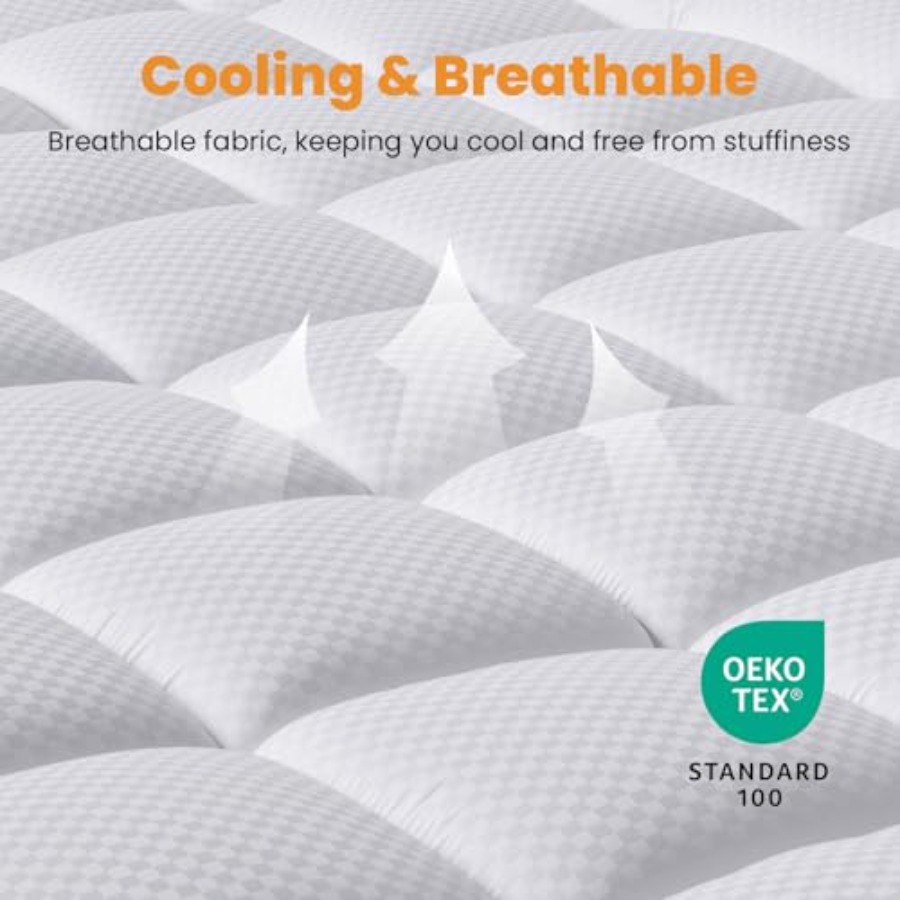 Наматрасник - охлаждающий дыша – обзор и цена Mattress Pad Topper